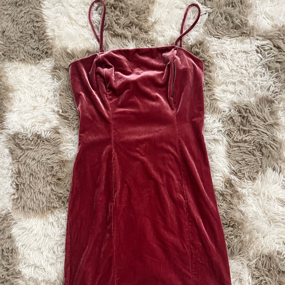 Forever 21 Pink Velvet Dress